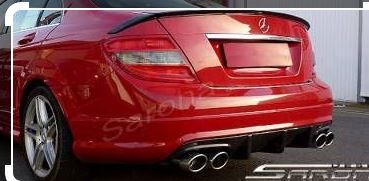 Custom Mercedes C Class Rear Bumper Sedan (2008 - 2013) - $590.00 (Part #MB-014-RB)